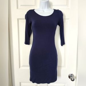 Navy mini dress